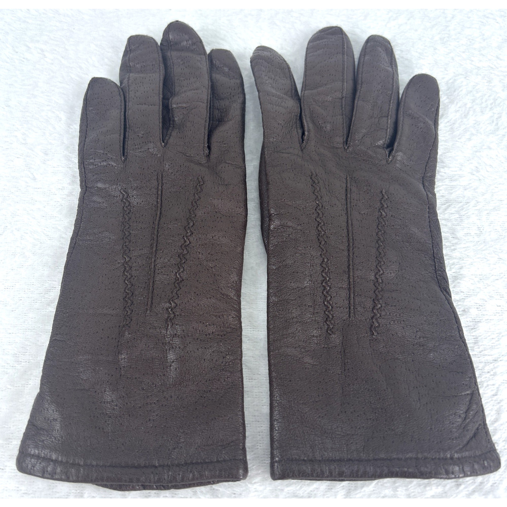Fownes Genuine Leather Mens‎ Gloves 100% Acrylic Lining Size 7 WPL9522